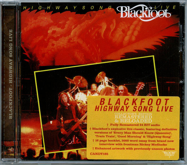 Blackfoot (3) - Highway Song Live (CD, Album, RE, RM)