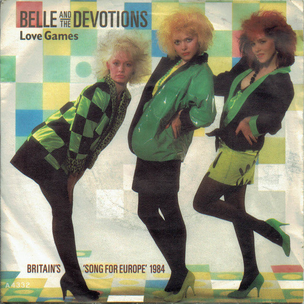 Belle And The Devotions - Love Games (7", Single, Pap)
