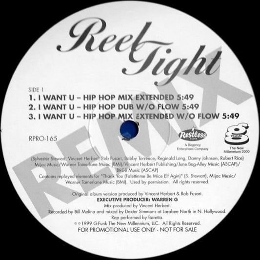 Reel Tight - I Want U (12", Promo)