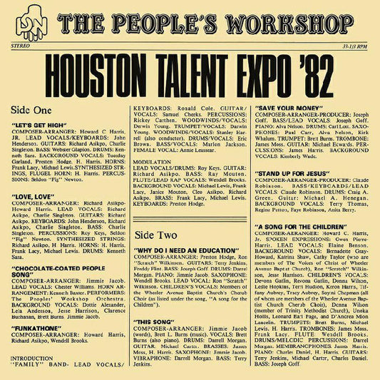 The People's Workshop - Houston Talent Expo '82 (LP, Album, RE, RM)