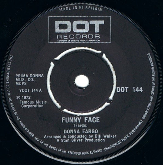 Donna Fargo - Funny Face  (7", Single)