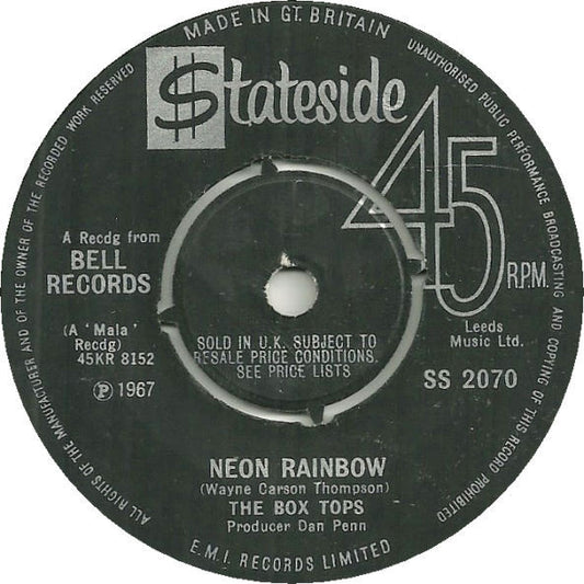 The Box Tops* - Neon Rainbow (7", Single)