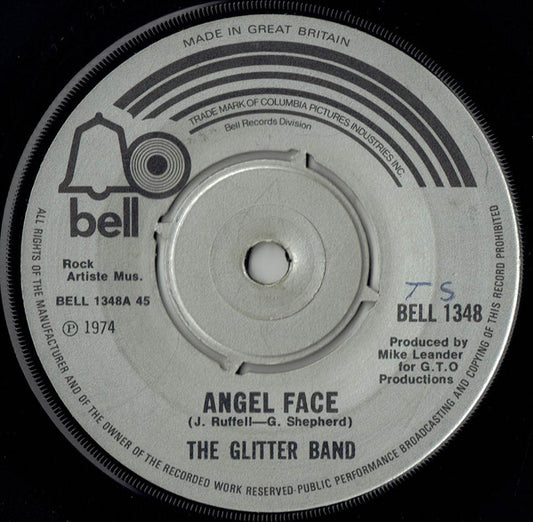 The Glitter Band - Angel Face (7", Single, Kno)