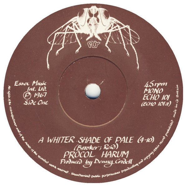 Procol Harum - A Whiter Shade Of Pale (7", Single, Mono, Sol)