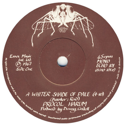 Procol Harum - A Whiter Shade Of Pale (7", Single, Mono, Sol)