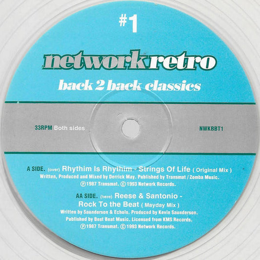 Rhythim Is Rhythim / Reese & Santonio - Network Retro #1 - Back 2 Back Classics (12", Ltd, RM, Cle)
