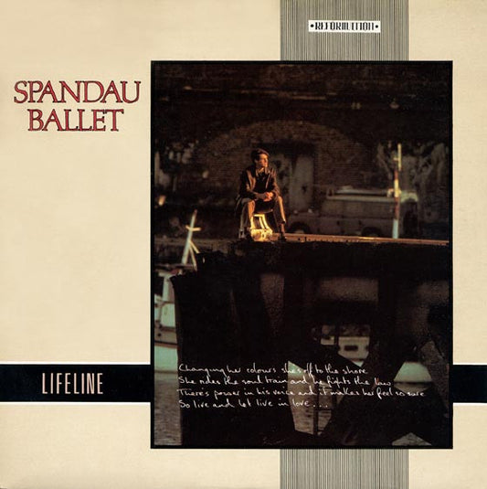 Spandau Ballet - Lifeline (7", Single, Blu)
