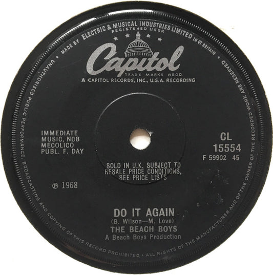 The Beach Boys - Do It Again (7", Single, Mono, Sol)