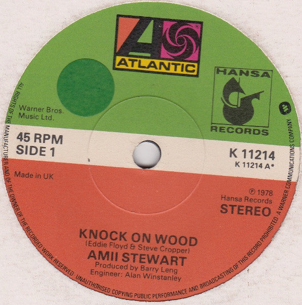 Amii Stewart - Knock On Wood (7", Single)