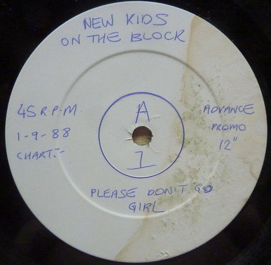 New Kids On The Block - Please Don't Go Girl (12", Single, W/Lbl)