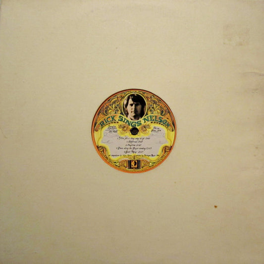 Rick Nelson & The Stone Canyon Band - Rick Sings Nelson (LP, Album, Glo)