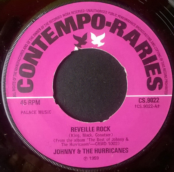 Johnny & The Hurricanes* - Reveille Rock (7", Single, RE)