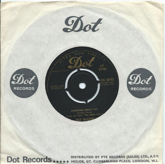 Pat Boone - Something About You (7", Single, 4-p)
