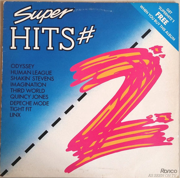 Various - Super Hits #2 (LP, Album, Comp, Blu)