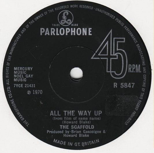 The Scaffold* - All The Way Up (7", Single)