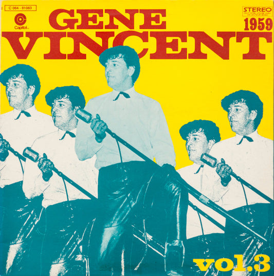 Gene Vincent - Gene Vincent Story Vol. 3 (LP, Comp, Yel)