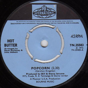 Hot Butter - Popcorn (7", Single, Kno)