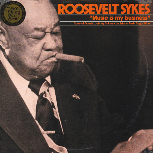 Roosevelt Sykes - Music Is My Business (LP, Album, RP)