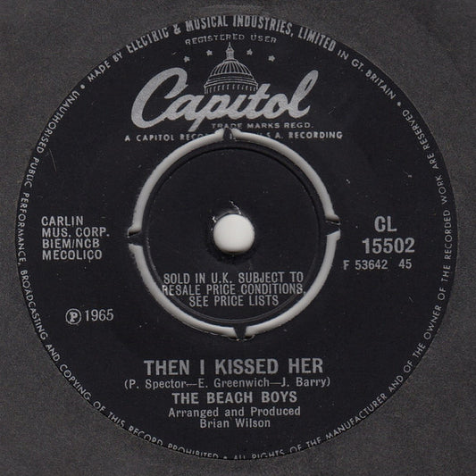 The Beach Boys - Then I Kissed Her (7", Single)