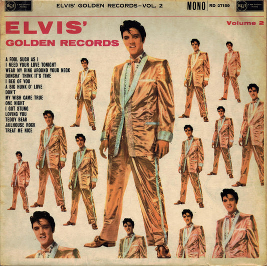 Elvis Presley - Elvis' Golden Records Volume 2 (LP, Comp, Mono, RE)