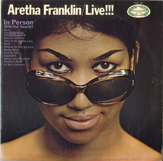 Aretha Franklin - Live!!! (In Person With Her Quartet) (LP, Album, RE)