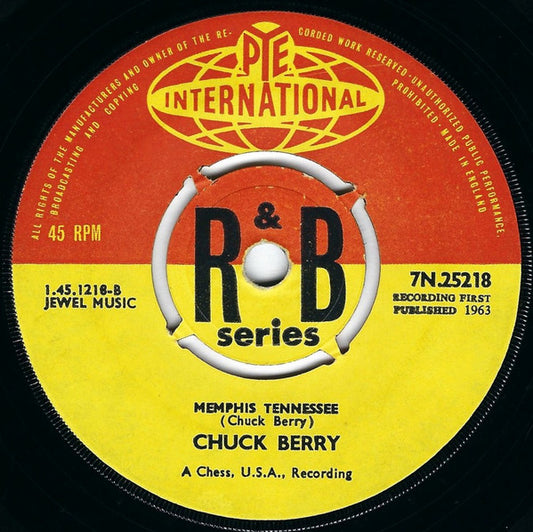 Chuck Berry - Let It Rock / Memphis Tennessee (7", Single, 4-P)