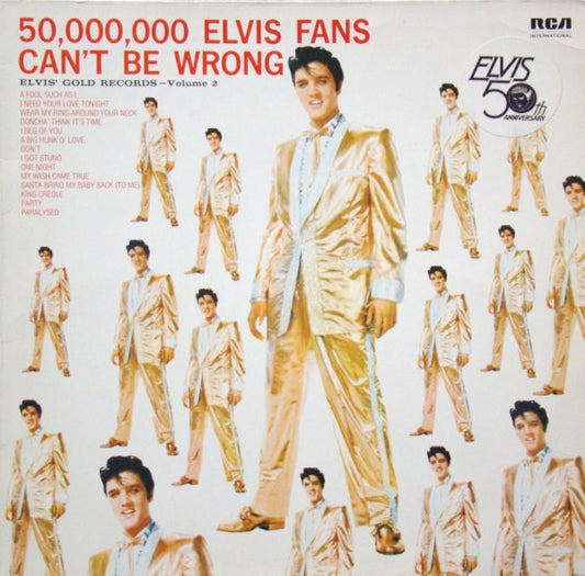 Elvis Presley - 50,000,000 Elvis Fans Can't Be Wrong (Elvis' Gold Records, Vol. 2) (LP, Comp, Mono, RE)