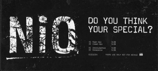 Nio - Do You Think You're Special? (12", Promo, W/Lbl)