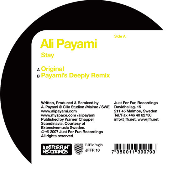 Ali Payami - Stay (12")