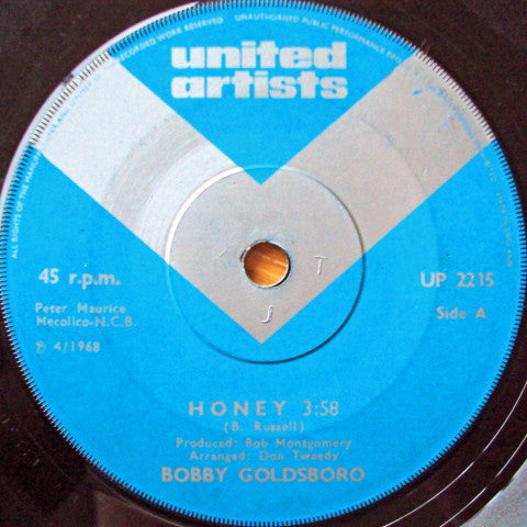 Bobby Goldsboro - Honey (7", Sol)