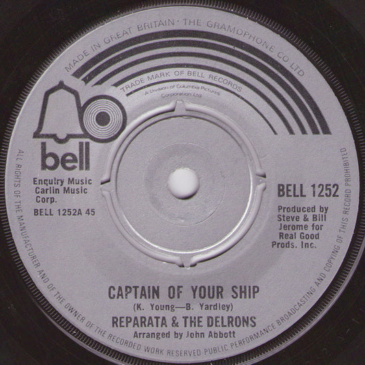 Reparata & The Delrons* - Captain Of Your Ship (7", Single, RE)