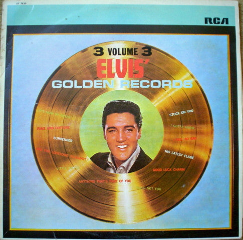 Elvis Presley - Elvis' Golden Records, Vol. 3 (LP, Comp, RE)