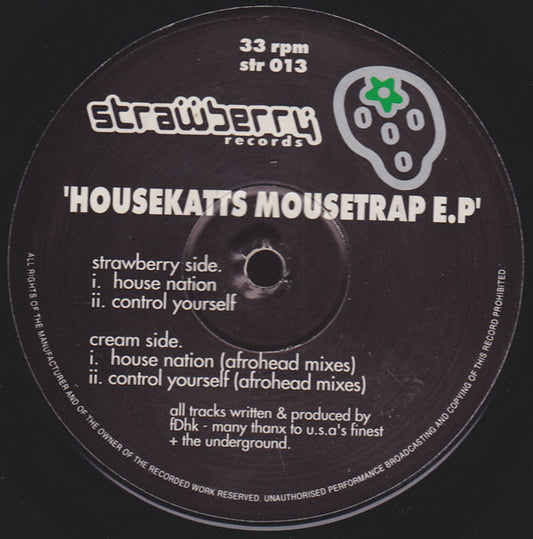 Felix Da Housecat - Housekatts Mousetrap E.P (12", EP)