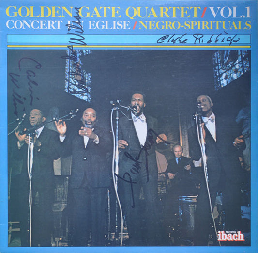 The Golden Gate Quartet - Vol.1 - Concert En Eglise / Negro Spirituals (LP, Album)