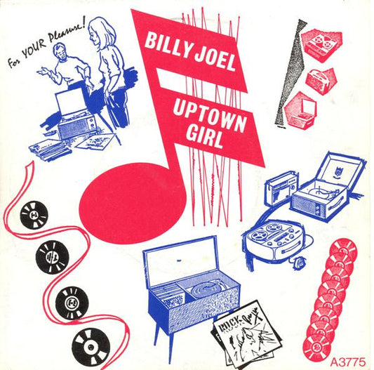 Billy Joel - Uptown Girl (7", Single, Pap)