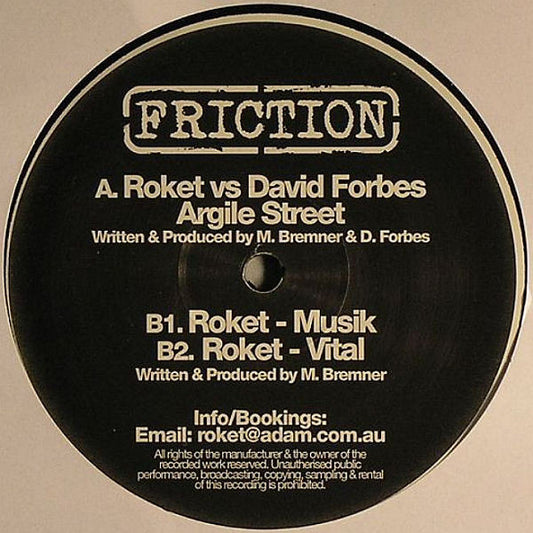 Roket Vs David Forbes / Roket - Argile Street / Musik / Vital (12")