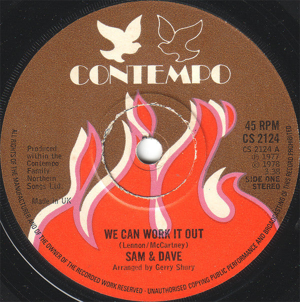 Sam & Dave - We Can Work It Out (7")