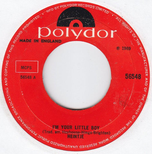Heintje - I'm Your Little Boy / Two Little Stars (7", Single, Lar)