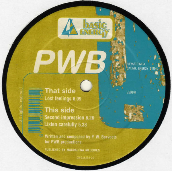 PWB - Lost Feelings (12")