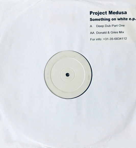 Project Medusa - Something On White E.P. (12", EP, W/Lbl)