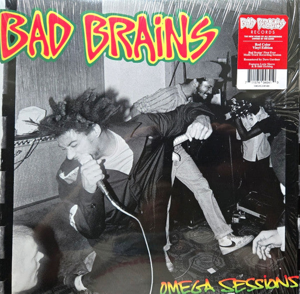 Bad Brains - Omega Sessions (12", S/Sided, EP, Etch, RE, RM, Red)