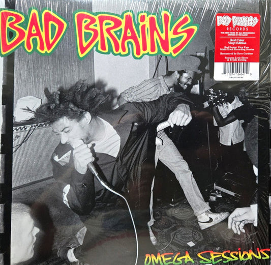 Bad Brains - Omega Sessions (12", S/Sided, EP, Etch, RE, RM, Red)