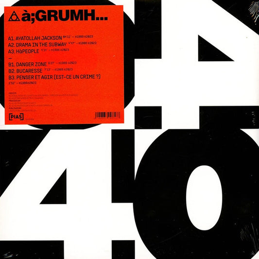 à;GRUMH... - [PIAS] 40 (12", Comp)