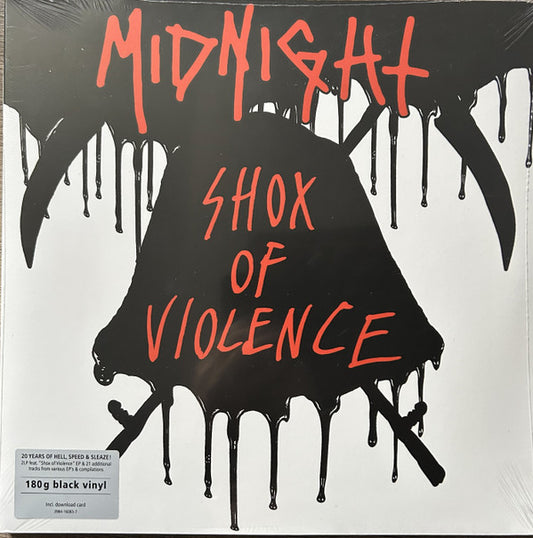 Midnight (9) - Shox Of Violence (2xLP, Comp, RE)