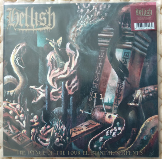 Hellish (3) - The Dance Of The Four Elemental Serpents (LP, Album)