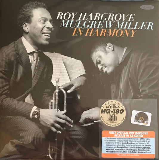 Roy Hargrove, Mulgrew Miller - In Harmony (2xLP, RSD, Ltd, Num)