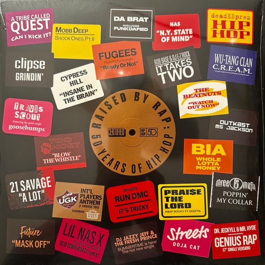 Various - Raised By Rap: 50 Years Of Hip Hop (2xLP, Comp, Ltd)