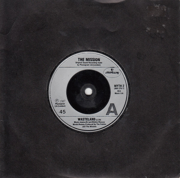 The Mission - Wasteland (7", Single, Sil)