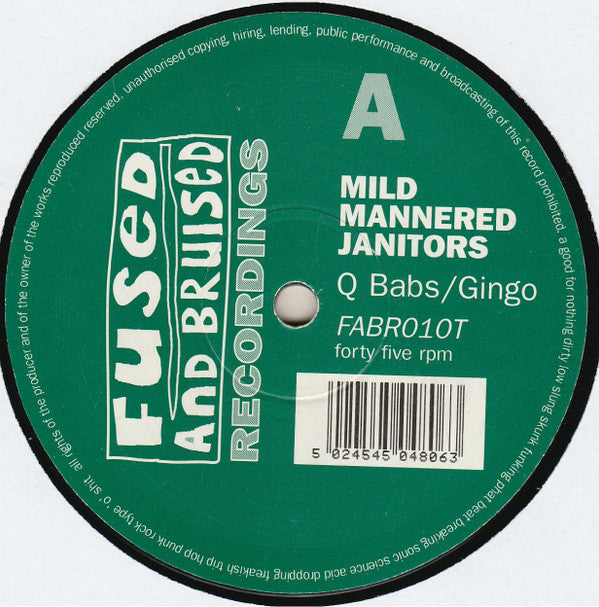 Mild Mannered Janitors - Q Babs / Gingo (12")