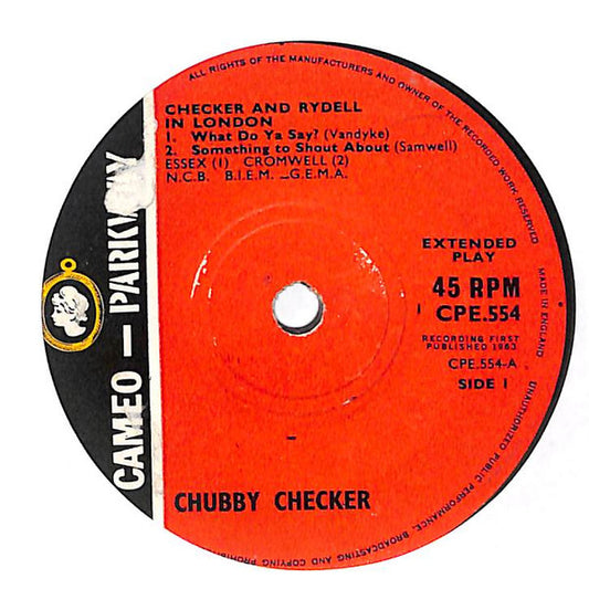 Chubby Checker / Bobby Rydell - Checker And Rydell In London (7", EP)